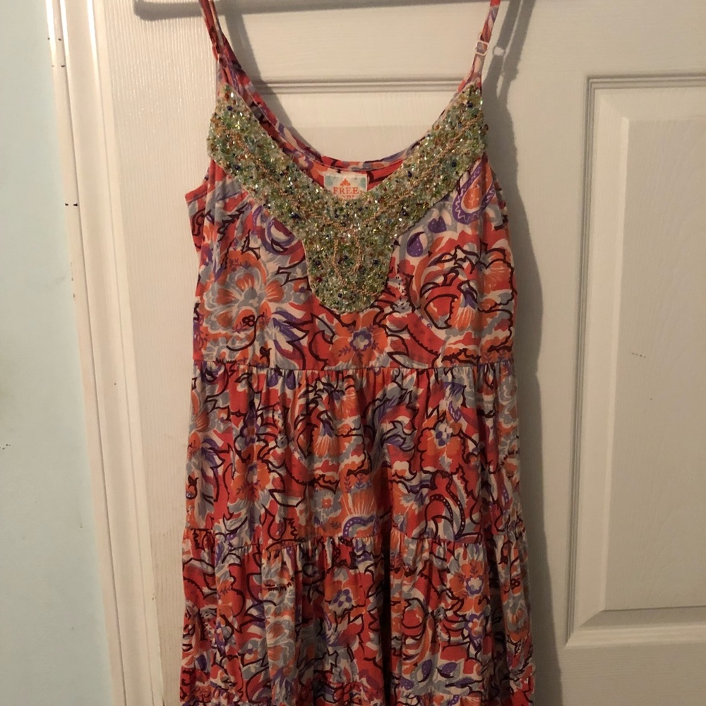 Free People Beaded Dress Small